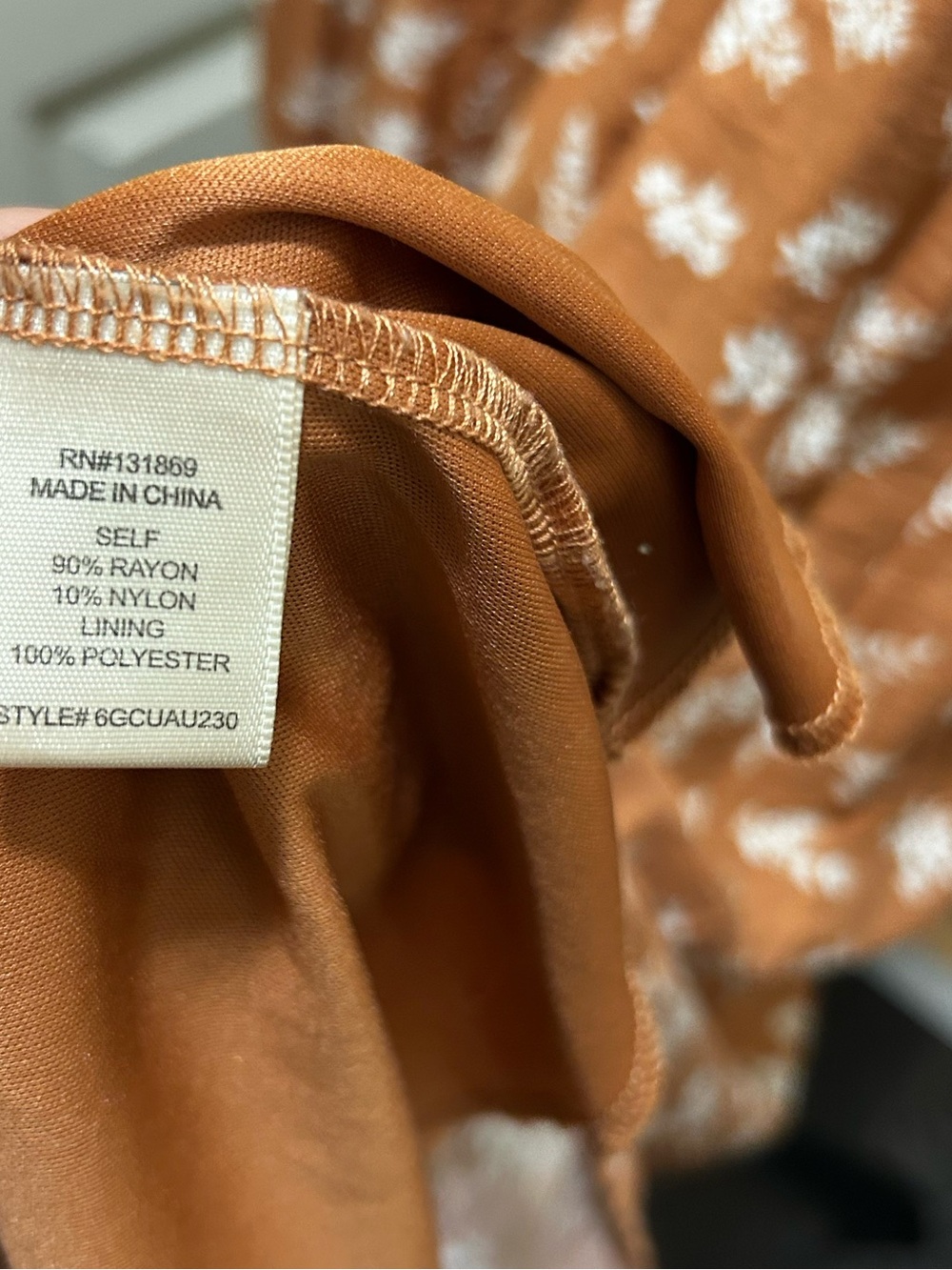 Sincerely Jules Rust Floral Maxi Dress - Picture 10 of 11
